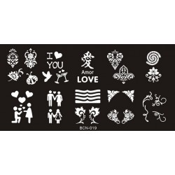 Matrita Stampila unghii #BCN019